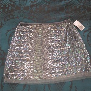 Sequin Mini Skirt